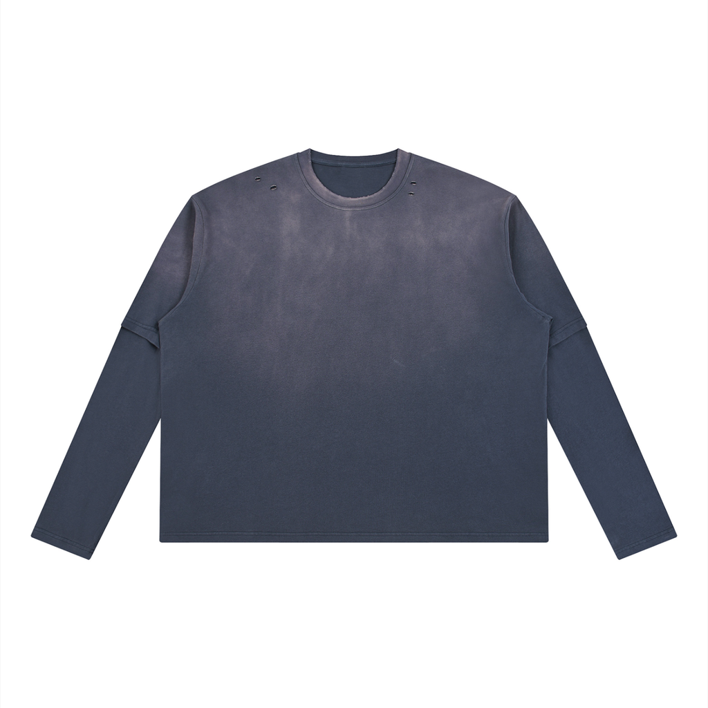 Unisex Vintage Wash Layered T-Shirt