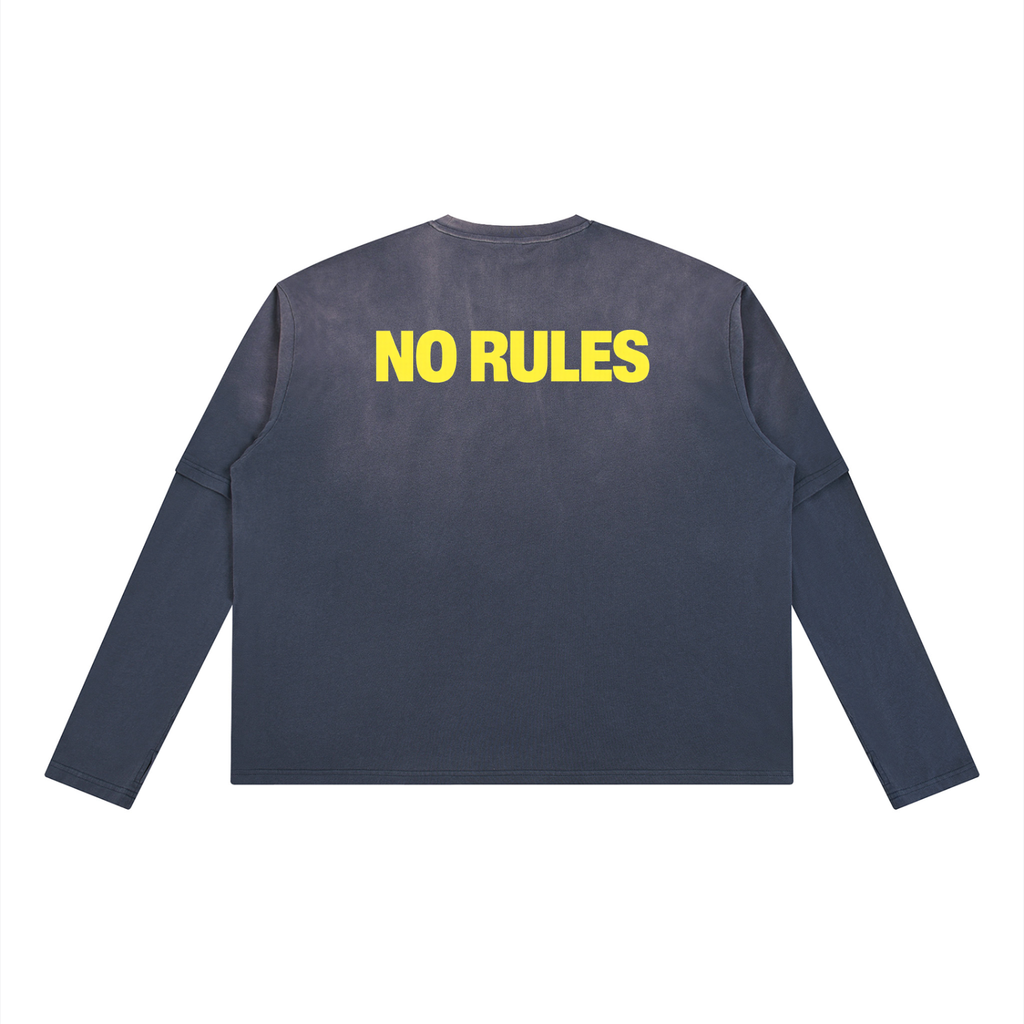 Unisex Vintage Wash Layered T-Shirt