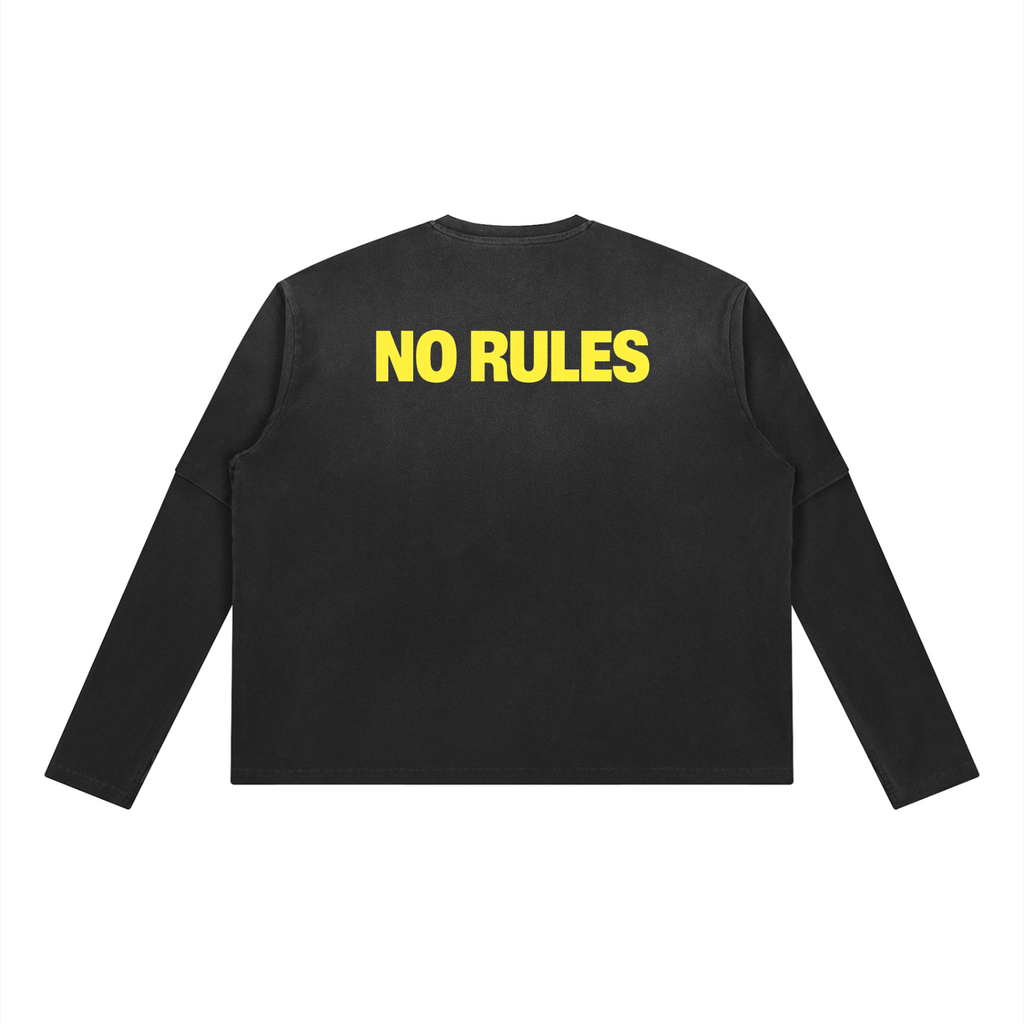 Unisex Vintage Wash Layered T-Shirt